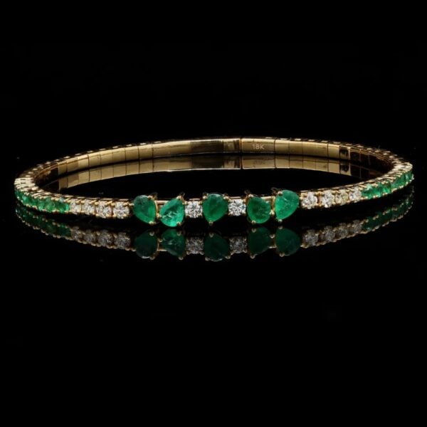 Emerald and Diamond Bracelet