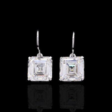 Asher solitaire earrings